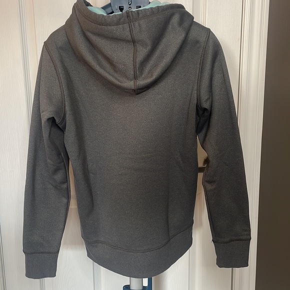 Under Armour Women's Armour Fleece Big Logo Gray Hoodie - Picture 2 of 6